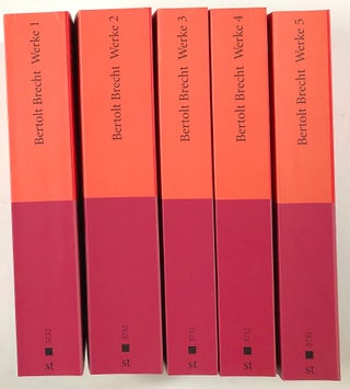 Item #s00020758 Bertolt Brecht: Ausgewahlte Werke, 5 vols. [incomplete], Vols. 1-5 (lacking "Band...