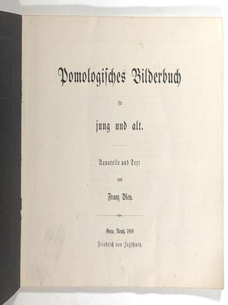 Pomologisches Bilderbuch fur Jung und Alt