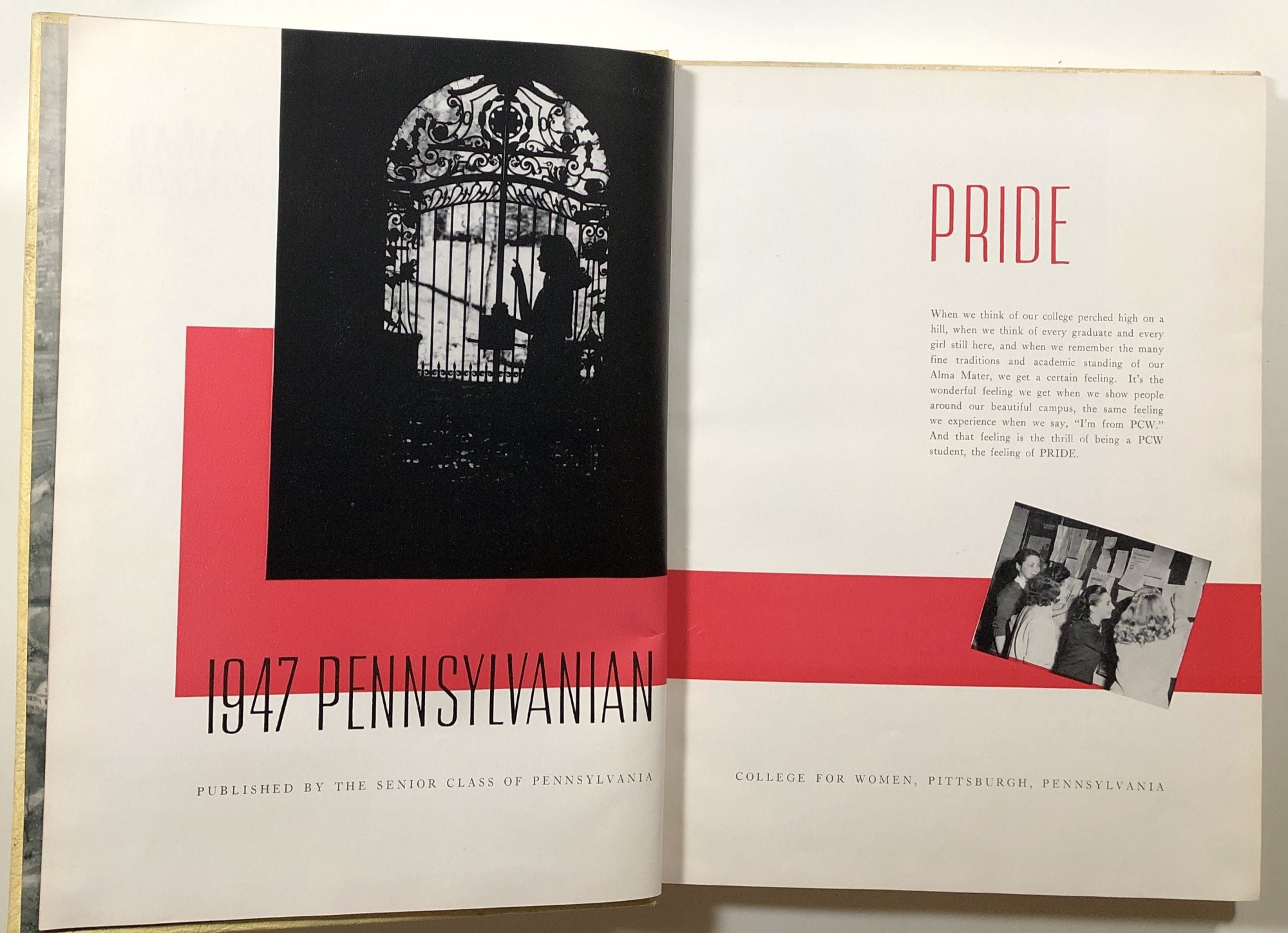 The Pennsylvanian, 1947; Pennsylvania College for Women, Pittsburgh, PA |  Else Greger, ed., Pittsburgh Pennsylvania College for Women | First printing