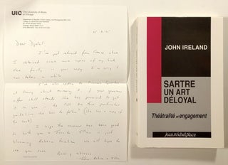 Sartre un Art Deloyal; Theatralite et Engagement