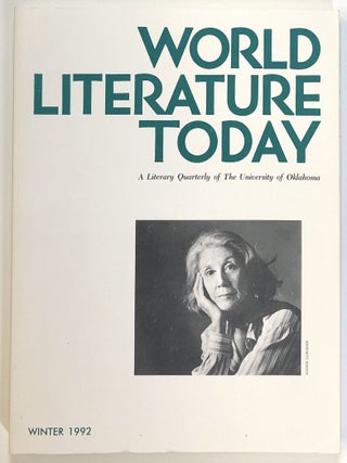 Item #s00021563 World Literature Today; Volume 66, Number 1, Winter 1992. Djelal Kadir, ed.,...