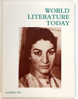 Item #s00021567 World Literature Today; Volume 66, Number 3, Summer 1992. Djelal Kadir, ed.,...
