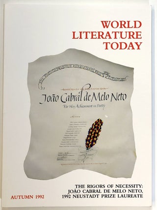 Item #s00021570 World Literature Today; Volume 66, Number 4, Autumn 1992; The Rigors of...