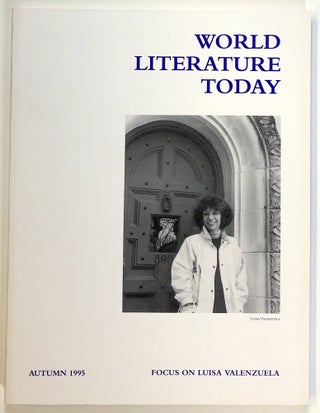 Item #s00021599 World Literature Today; Volume 69, Number 4, Autumn 1995; Focus on LUISA...