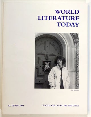 Item #s00021600 World Literature Today; Volume 69, Number 4, Autumn 1995; Focus on LUISA...
