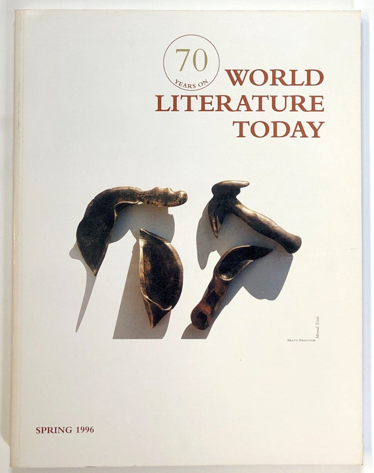 Item #s00021601 World Literature Today; Volume 70, Number 2, Spring 1996. Djelal Kadir, ed., Seamus Heaney, William Pratt, Et. Al.