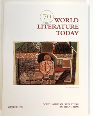 Item #s00021610 World Literature Today; Volume 70, Number 1, Winter 1996; SOUTH AFRICAN...