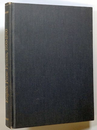 Item #s00021823 English Prose Fiction, 1600-1700: A Chronological Checklist. Charles C. Mish
