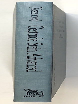 Item #s00022444 Gertrude Stein Advanced: An Anthology of Criticism. Richard Kostelanetz, ed.,...