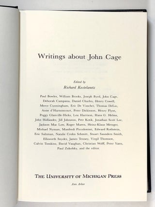 Writings About John Cage