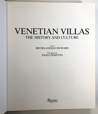 Venetian Villas: The History and Culture
