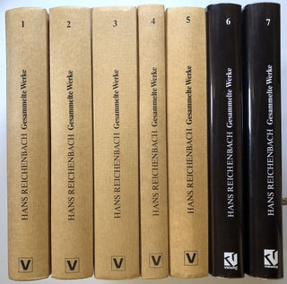 Item #s00024552 Hans Reichenbach, Gesammelte Werke, 7 vols. (of 9)--Vols. 1 through 7--Band 1:...