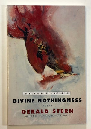 Item #s00024746 Divine Nothingness, poems. Gerald Stern