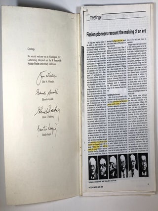 50 Years with Nuclear Fission, 2 vols. + program; National Academy of Sciences Washington, D. C. and National Institute of Standards and Technology Gaithersburg, Maryland April 25-28, 1989
