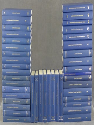 Item #s00025390 Run of Bound volumes of The Proceedings of the Aristotelian Society, 42 vols.,...