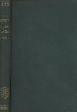 Item #s00025936 The Equine Hospital Prescriber: Drawn up for the Use of Veterinary Practioners...