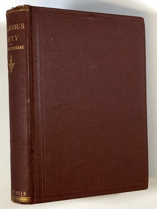 Item #s00026021 Religious Duty. Frances Power Cobbe