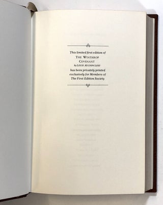 The Winthrop Convenant; The First Edition Society