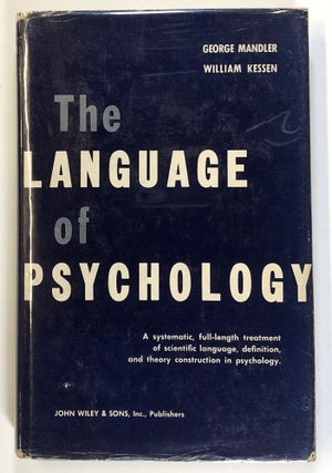 Item #s00026272 The Language of Psychology. George Mandler, William Kessen