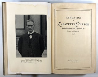 Athletics of Lafayette College: Recollections and Opinions