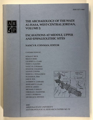 Item #s00026546 The Archaeology of the Wadi al-Hasa, West-Central Jordan, Volume 2: Excavations...