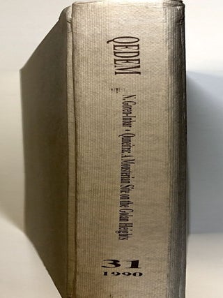 Quneitra: A Mousterian Site on the Golan Heights; Qedem, Monographs of the Institute of Archaeology, Volume 31
