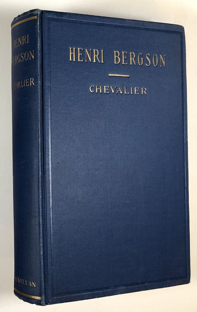 Item #s00027045 Henri Bergson. Jacques Chevalier, trans Lillian A. Clarke.