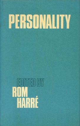 Item #s00027099 Personality. Rom Harre, ed., John Bowlby, John Shotter, Et. Al