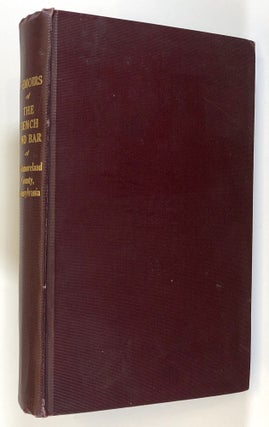 Item #s00027140 Memoirs of the Bench and Bar of Westmoreland County, Pennsylvania. Albert H. Bell