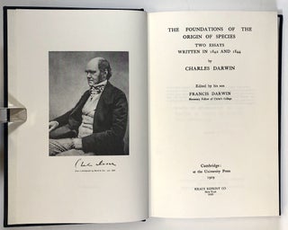 The Foundations of the Origin of the Species; Two Essays Written in 1842 and 1844