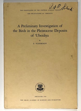 Item #s00027478 A Preliminary Investigation of the Birds in the Pleistocene Deposits of...