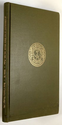 Item #s00027599 An Ethnography of the Huron Indians, 1615-1649; Smithsonian Institution, Bureau...