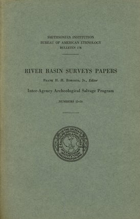 Item #s00027631 River Basin Surveys Papers: Inter-Agency Archaeological Salvage Program, Numbers...