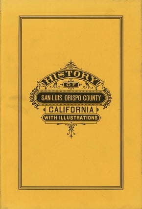 Item #s00028275 Reproduction of Thompson and West's History of San Luis Obispo County, California...