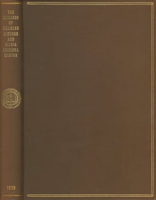 Item #s00028377 The Romance of Charles Dickens and Maria Beadnell Winter. Dickens Charles, Maria...