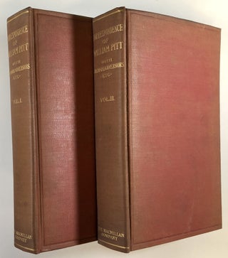 Item #s00028400 Correspondence of William Pitt, 2 vols.; When Secretary of State, with Colonial...