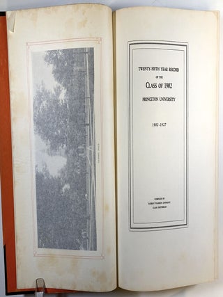 Twenty-Fifth Year Record of the Class of 1902, Princeton University, 1902-1927