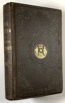 Item #s00028488 The Maine Register, for the Year 1855: Embracing State & County Officers, and an...