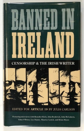 Item #s00028632 Banned in Ireland: Censorship & / and the Irish Writer. Julia Carlson, ed