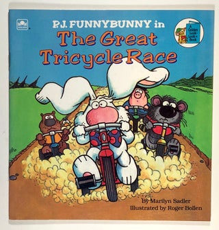 Item #s00031625 P.J Funnybunny in The Great Tricycle Race. Marilyn Sadler, Roger Bollen,...