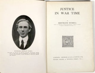 Item #s0003370 Justice in War Time. Bertrand Russell