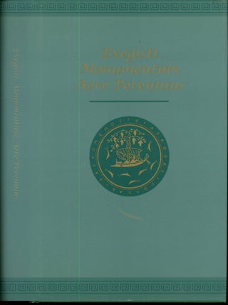Item #s00033726 Exegisti Monumentum Aere Perennius: Essays in Honor of John Frederick Charles....
