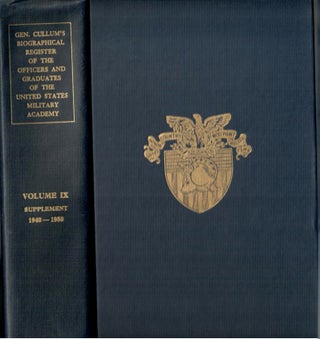 Item #s00033936 Gen. Cullum's Biographical Register of the Officers and Graduates of the United...