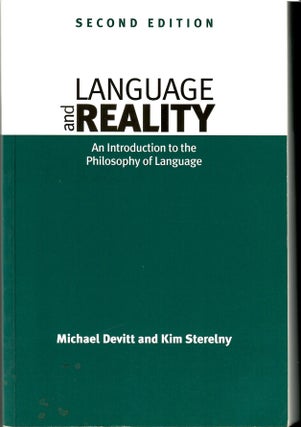 Item #s00034100 Language and Reality: An Introduction to the Philosophy of Language. Michael...