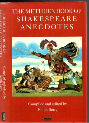 Item #s00034231 The Methuen Book of Shakespeare Anecdotes. Ralph Berry