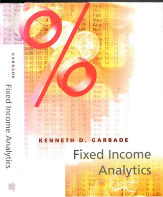 Item #s00034310 Fixed Income Analytics. Kenneth D. Garbade