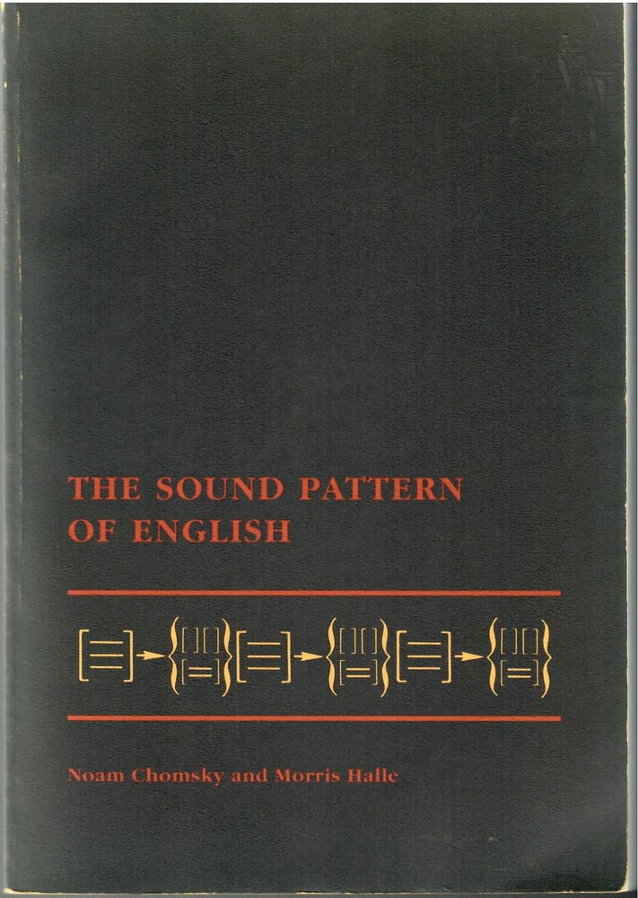 Item #s00034805 The Sound Pattern of English. Noam Chomsky, Morris Halle.