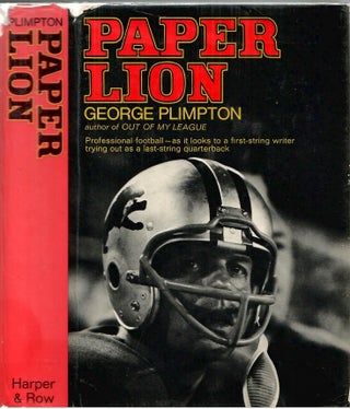 Item #s00035023 Paper Lion. George Plimpton