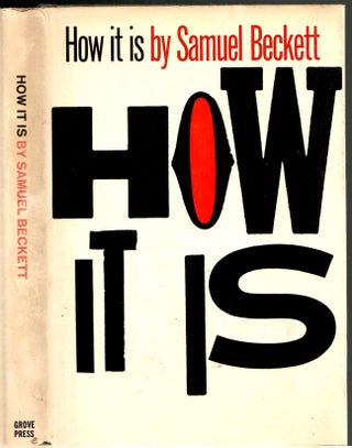 Item #s00035415 How It Is. Samuel Beckett
