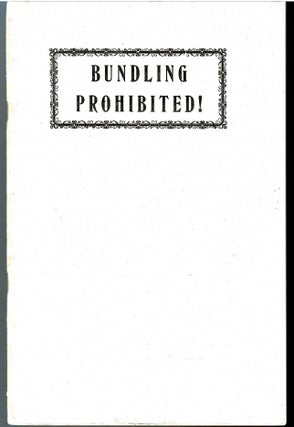 Item #s00035612 Bundling Prohibited: Pennsylvania History, Folklore and Sociology. A. Monroe...
